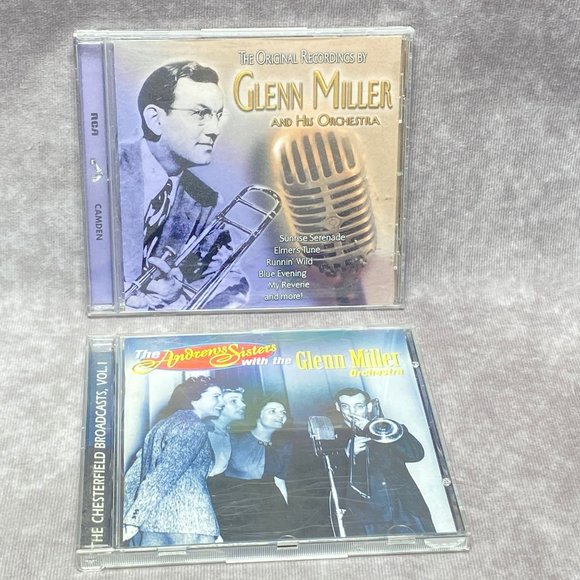 Glenn Miller Orchestra and The Andrew Sisters 2 CD Jazz Big Band Music - Picture 1 of 8